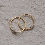 گوشواره حلقه ای تراش گوی - Image 3