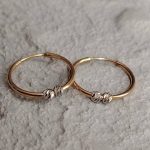گوشواره حلقه ای تراش گوی - Image 2